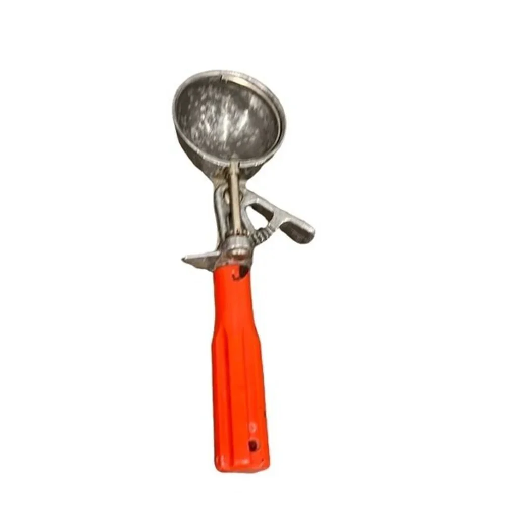 Vintage scoop master ice cream scoop with red handle